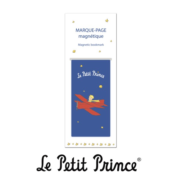 Малкият принц - Магнитен книгоразделител "Малкият принц със самолет" 1